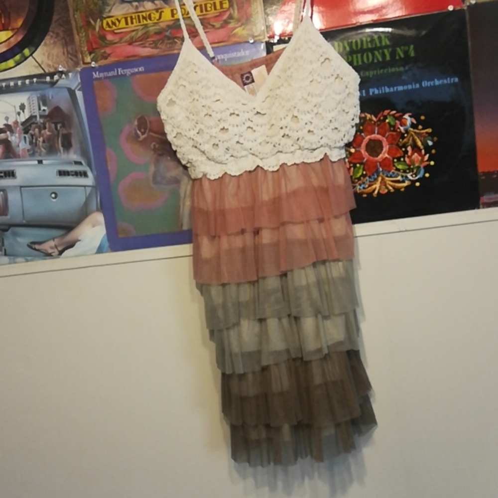 Neutral Color Summer Dress
